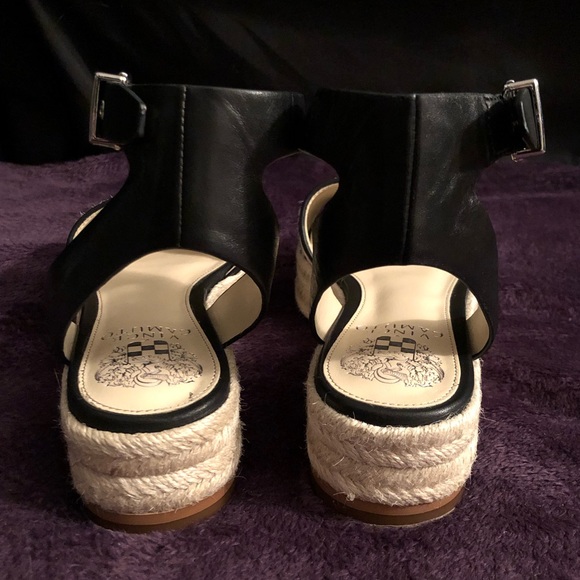 Espadrille Sandals Flatforms Zebra Vince Camuto - Picture 7 of 9